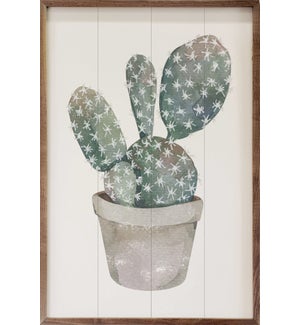 Cactus White Pot